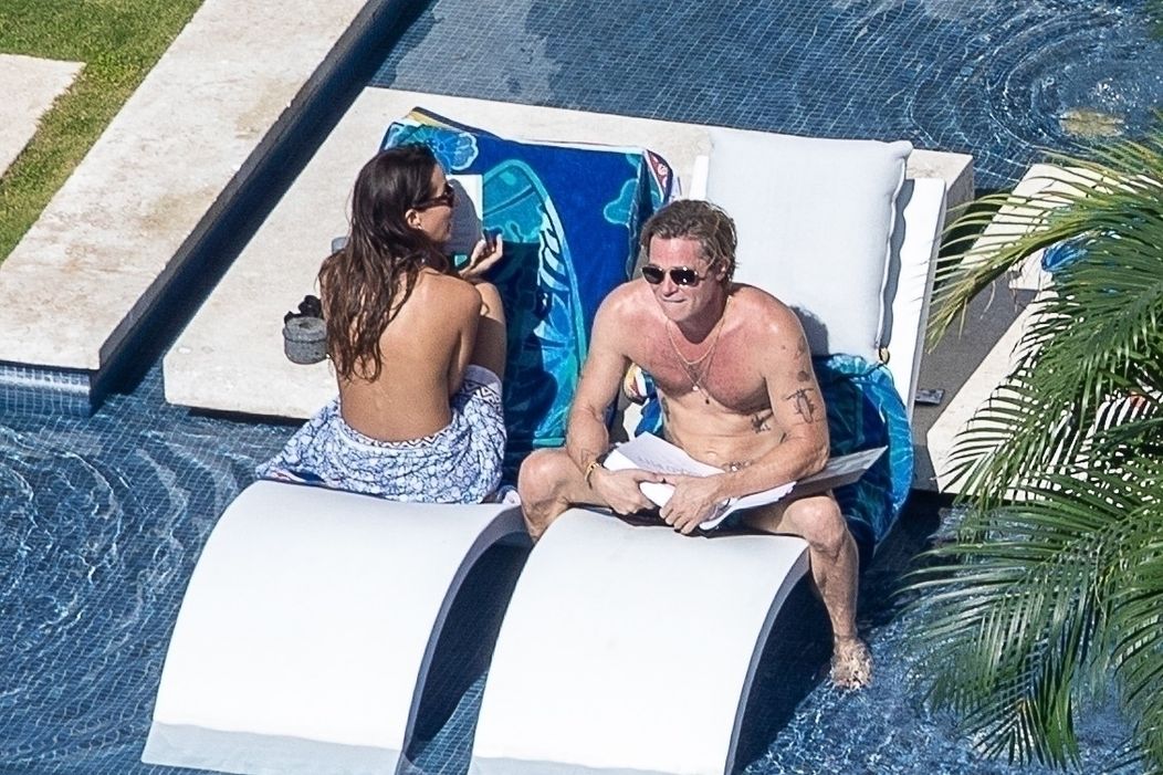 Brad Pitt a Ines de Ramon