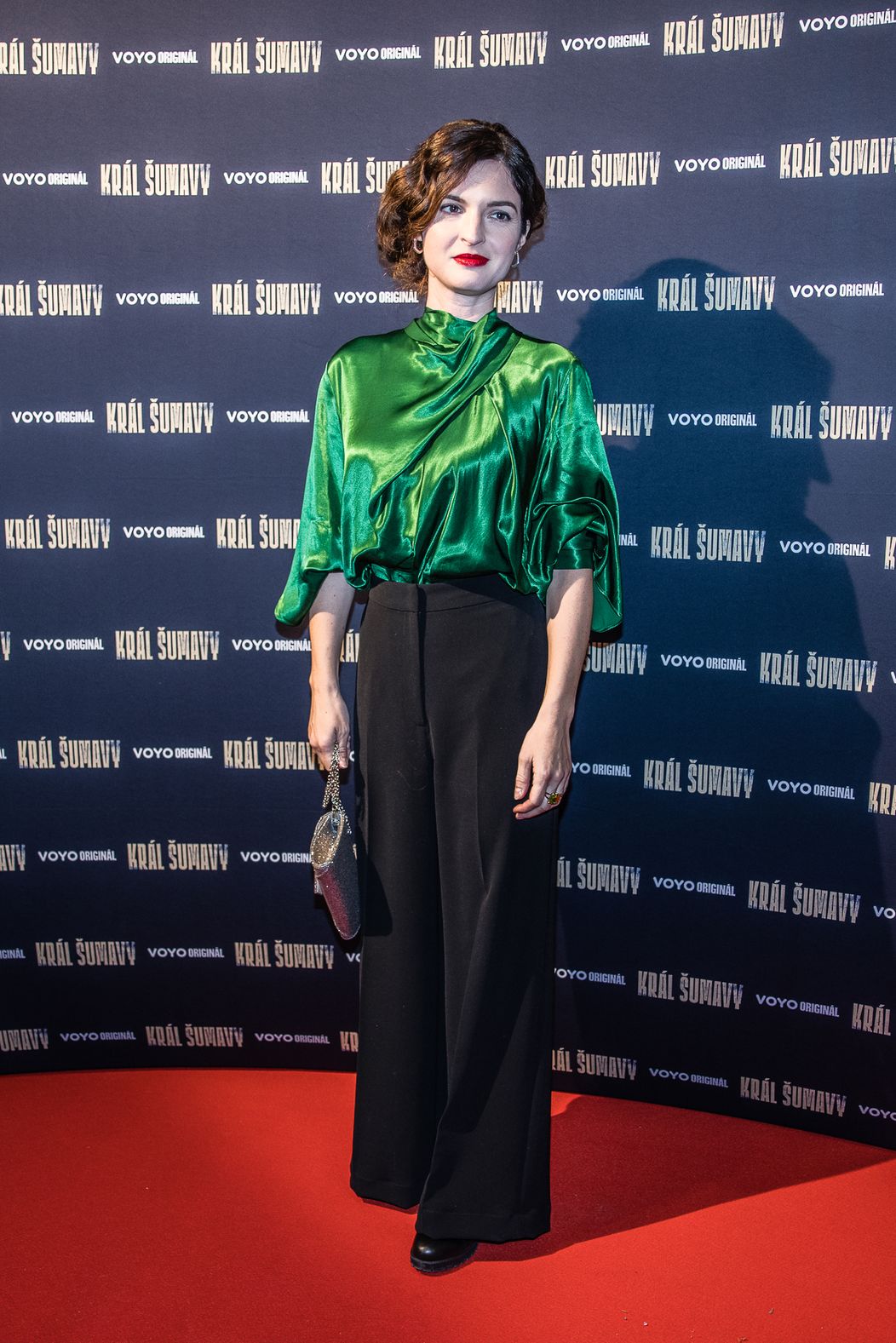 Kristýna Ryška na premiére Kráľa Šumavy