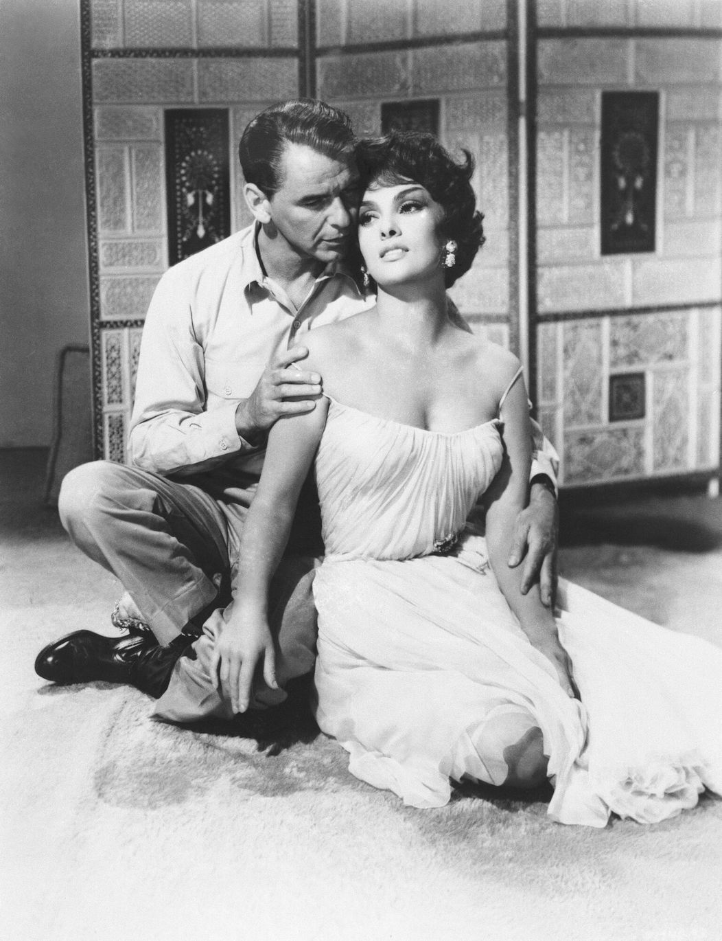 Frank Sinatra a Gina Lollobrigida