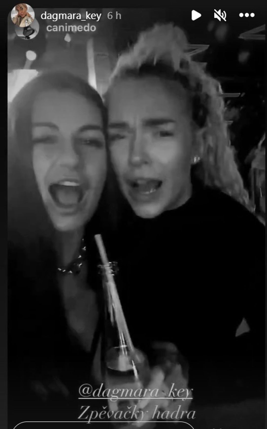 Dagmar oslavovala s kamarátkou