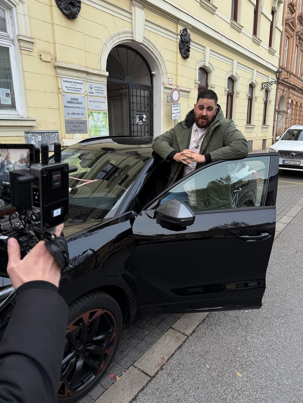 Na nože - Martin Novák počas nakrúcania v Košiciach