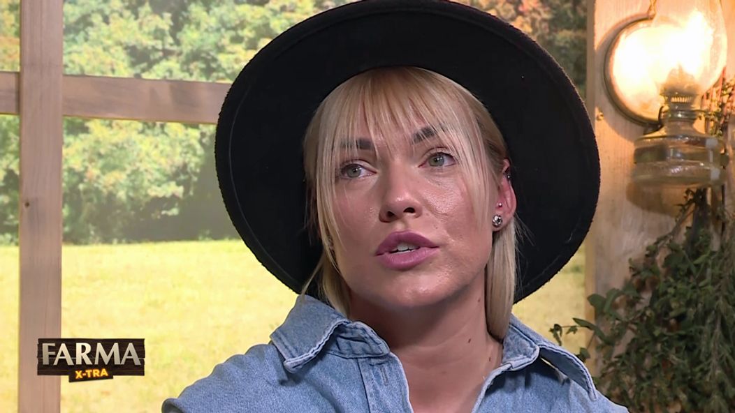 Dagmar v štúdiu Farmy X-TRA