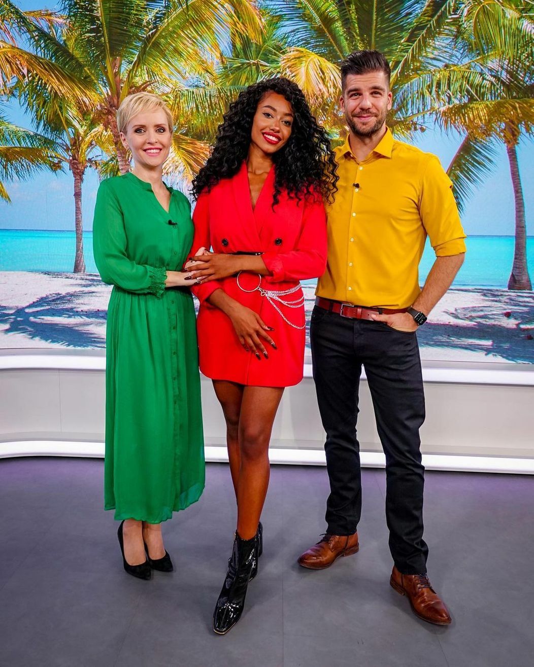 Aicha s Kvetkou a Tomášom v Teleráne