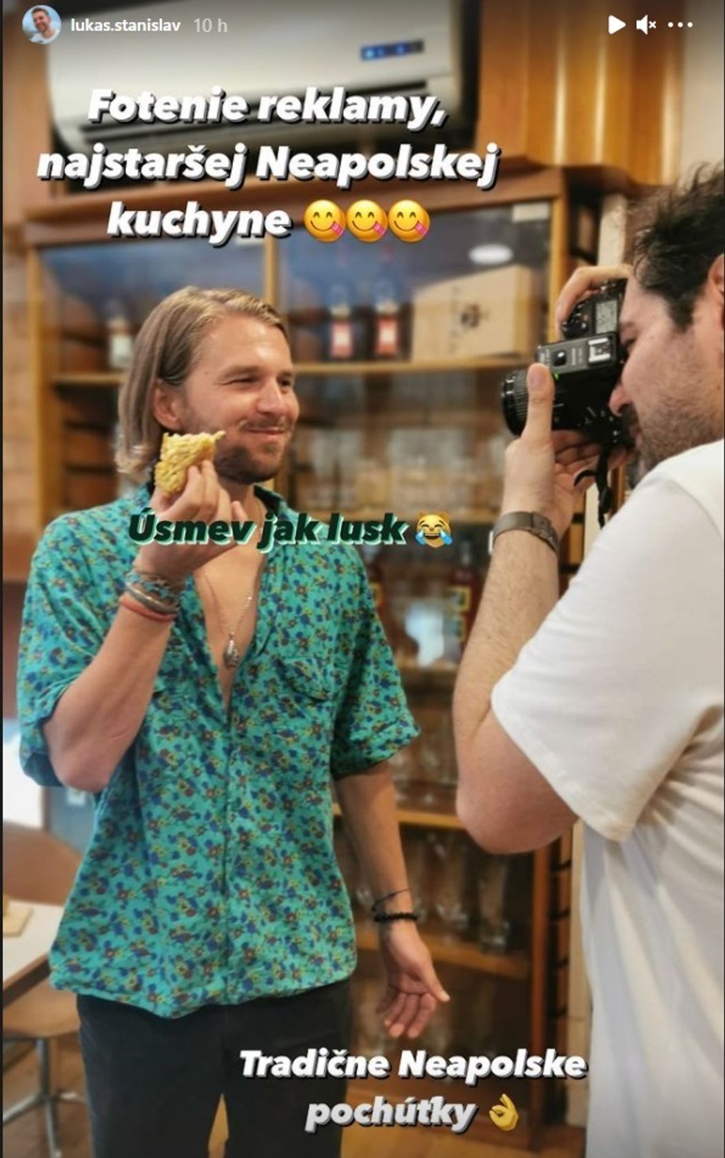 Lukáš si vyskúšal prácu modela