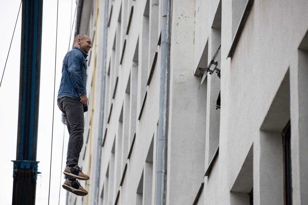 Tomáš Maštalír zvláda kaskadérske kúsky sám.