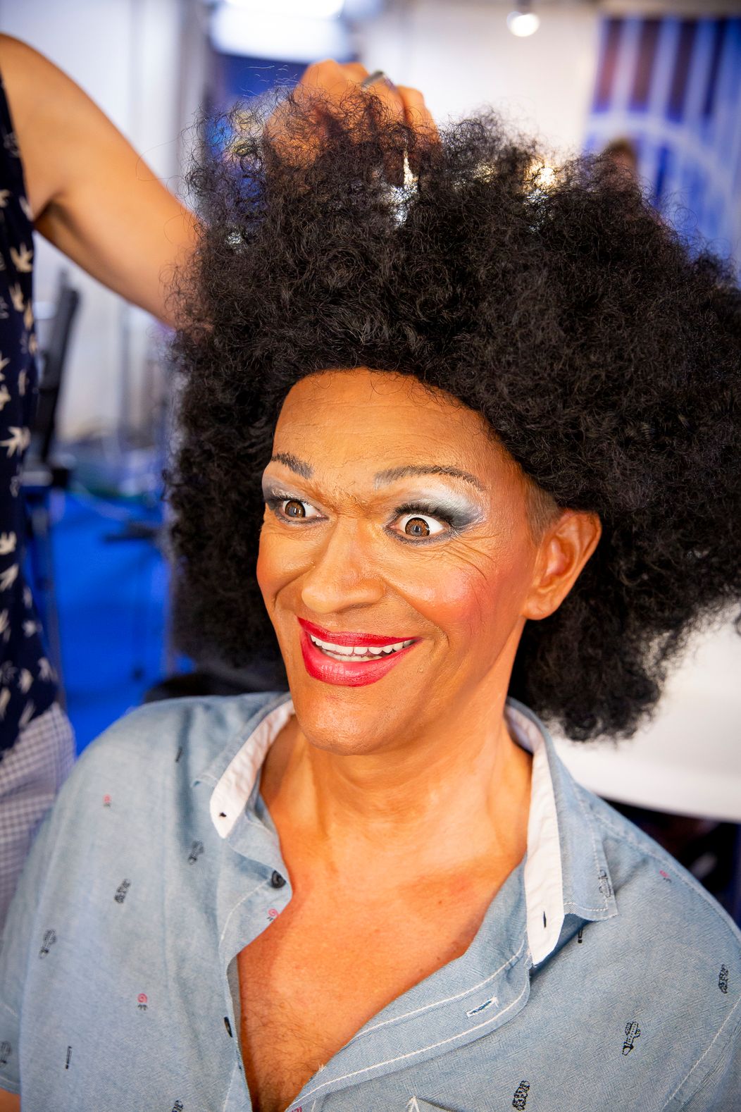 Martin Nikodým ako Liz Mitchell z BONEY M.