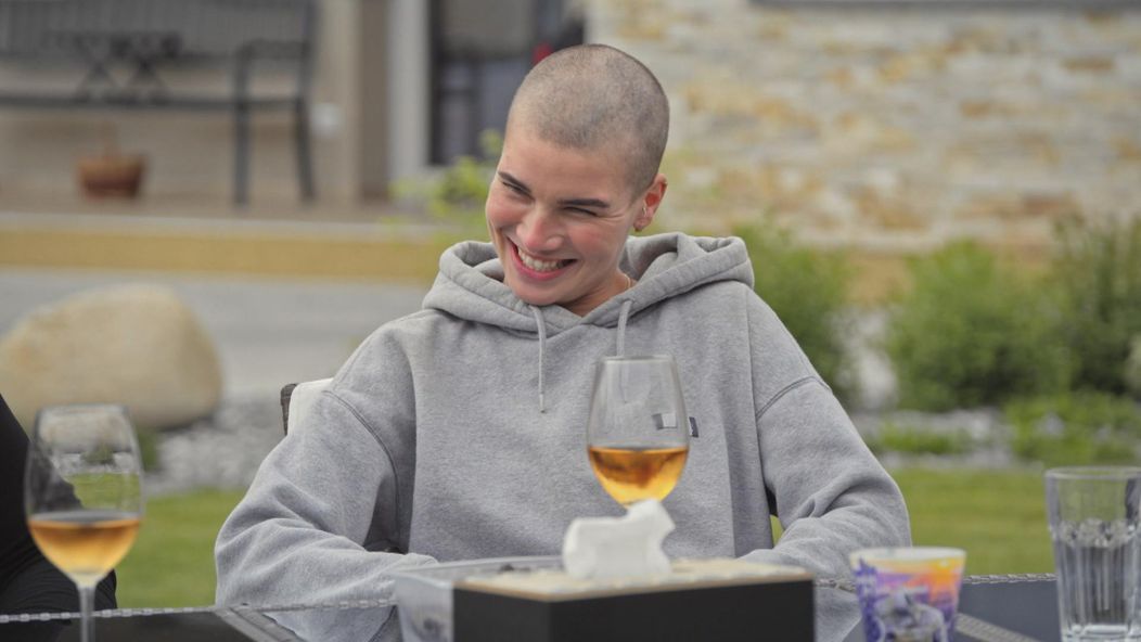 Žaneta Skružná s rodinou.