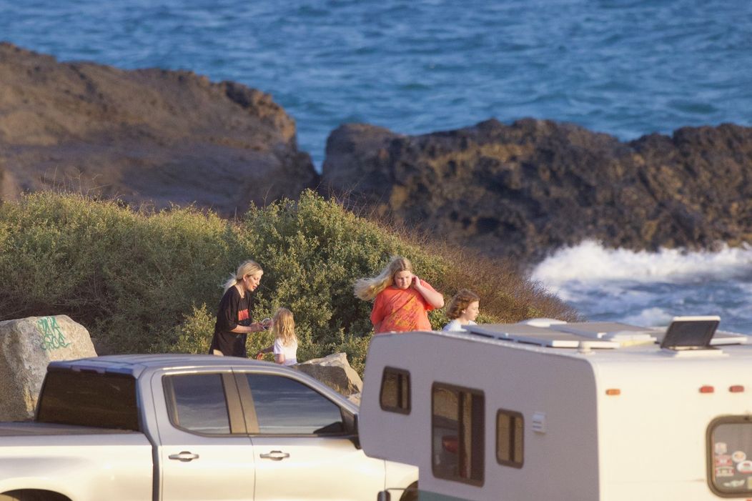 Tori Spelling žije s deťmi v karavane