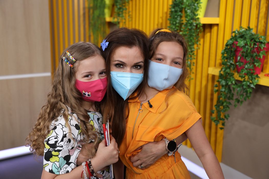 Zoe a Izabelka s Lenkou Šóošovou