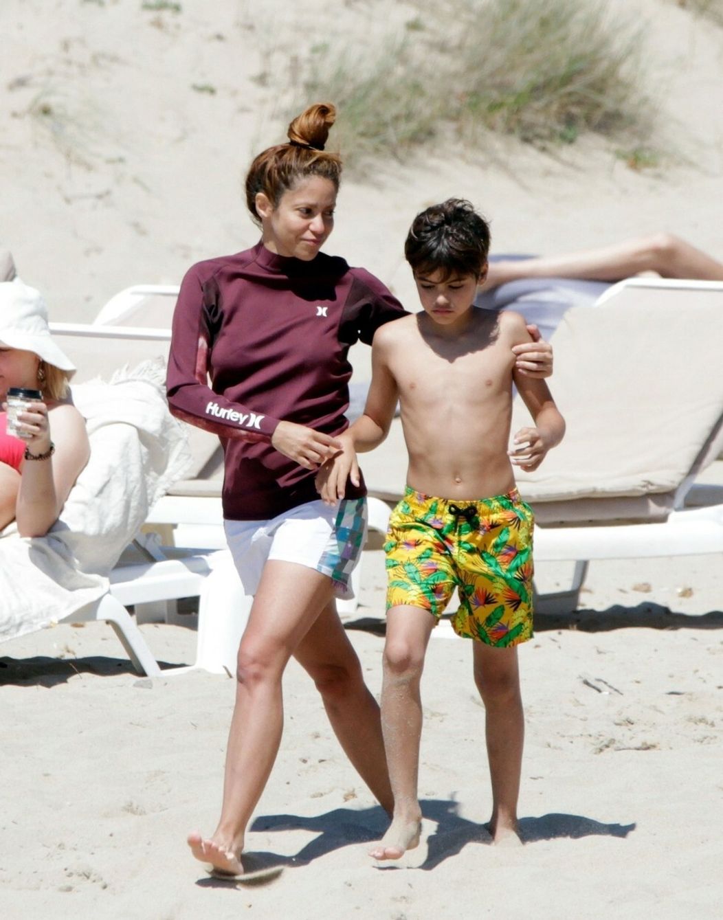 Shakira si užívala rodinný čas.