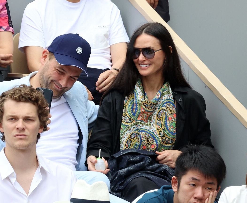 Demi Moore s novým priateľom na Roland Garros