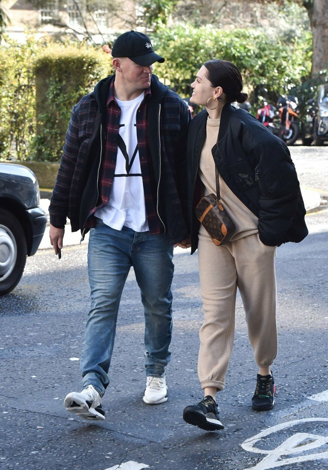 Channing Tatum a Jassie J v Londýne. 