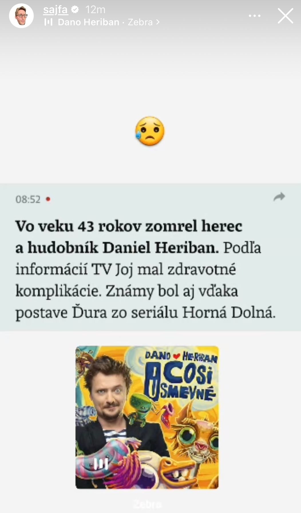 Slovensko spomína na Daniela Heribana