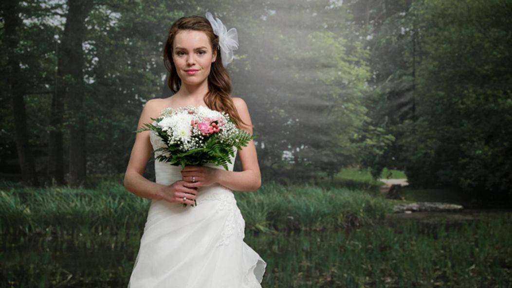 Mary Havranová ako nevesta