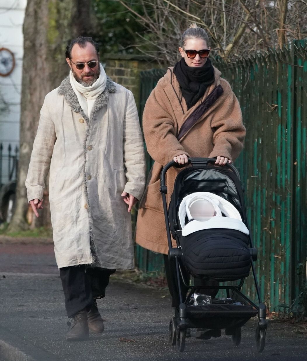 Jude Law so svojou manželkou Phillipou Coan