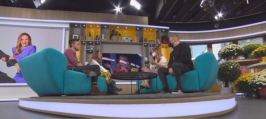 Herečka Zuzka Kubovčíková Šebová a spevák Mário „Kuly“ Kollár boli hosťami v Teleráne.