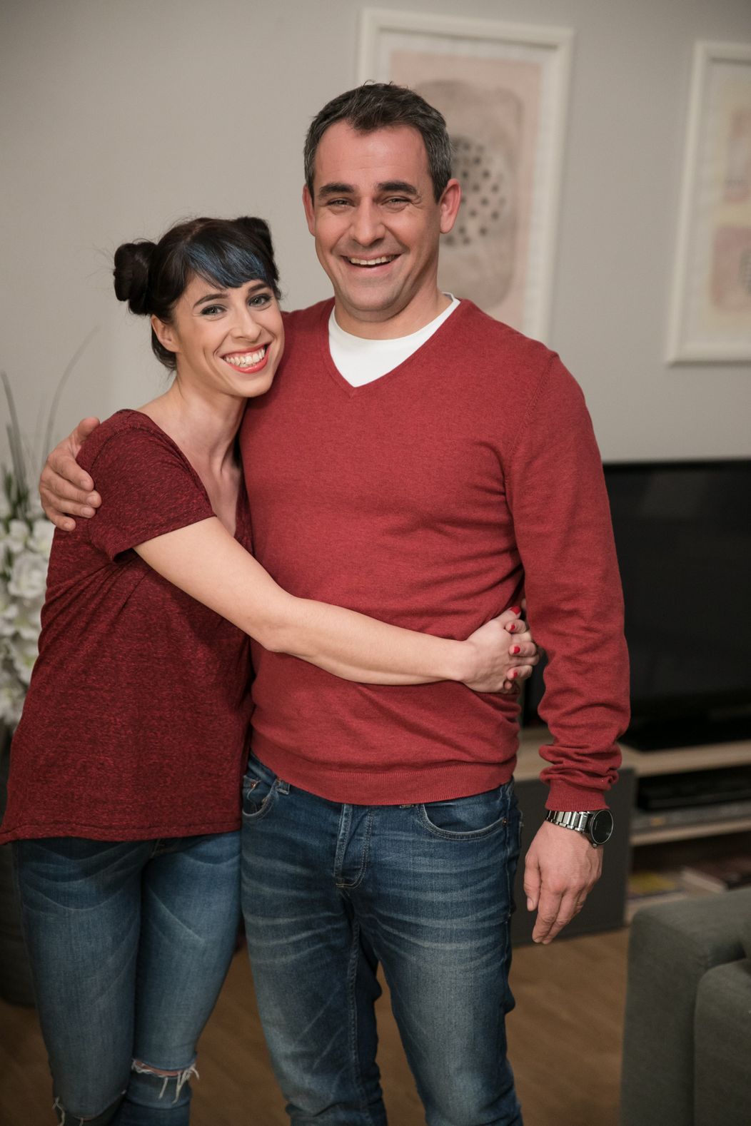 Zuzka Porubjaková a Filip Tůma v Oteckoch