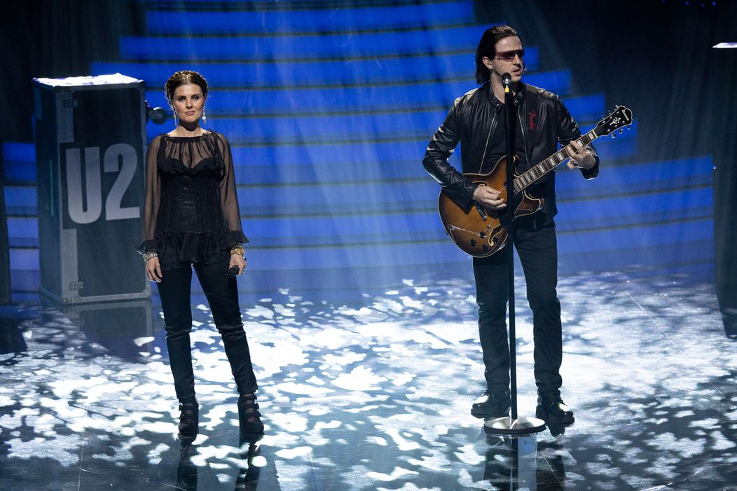 Silvia Soldanová a Braňo Mosný ako Mary J. Blige a Bono