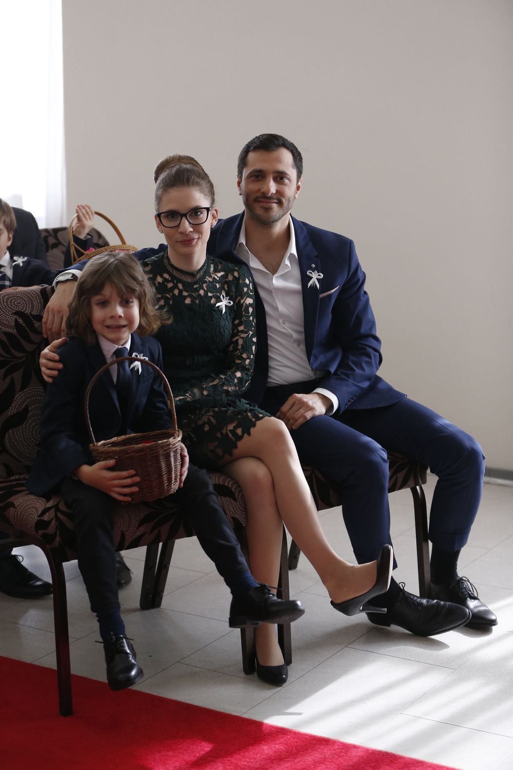 Ema, Alex a Max na svadbe Jara a Lindy