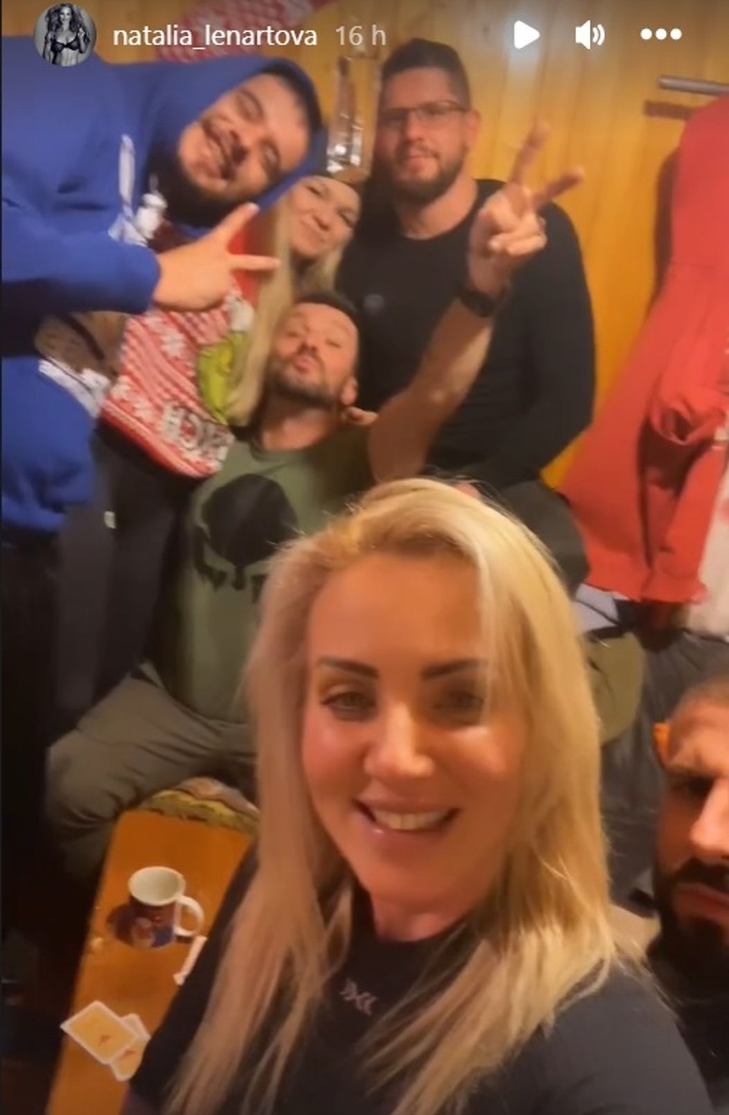 Natália oslavuje príchod Nového roka