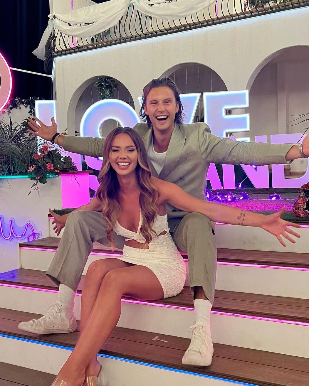 Gabča s Pítrom počas Love Islandu.