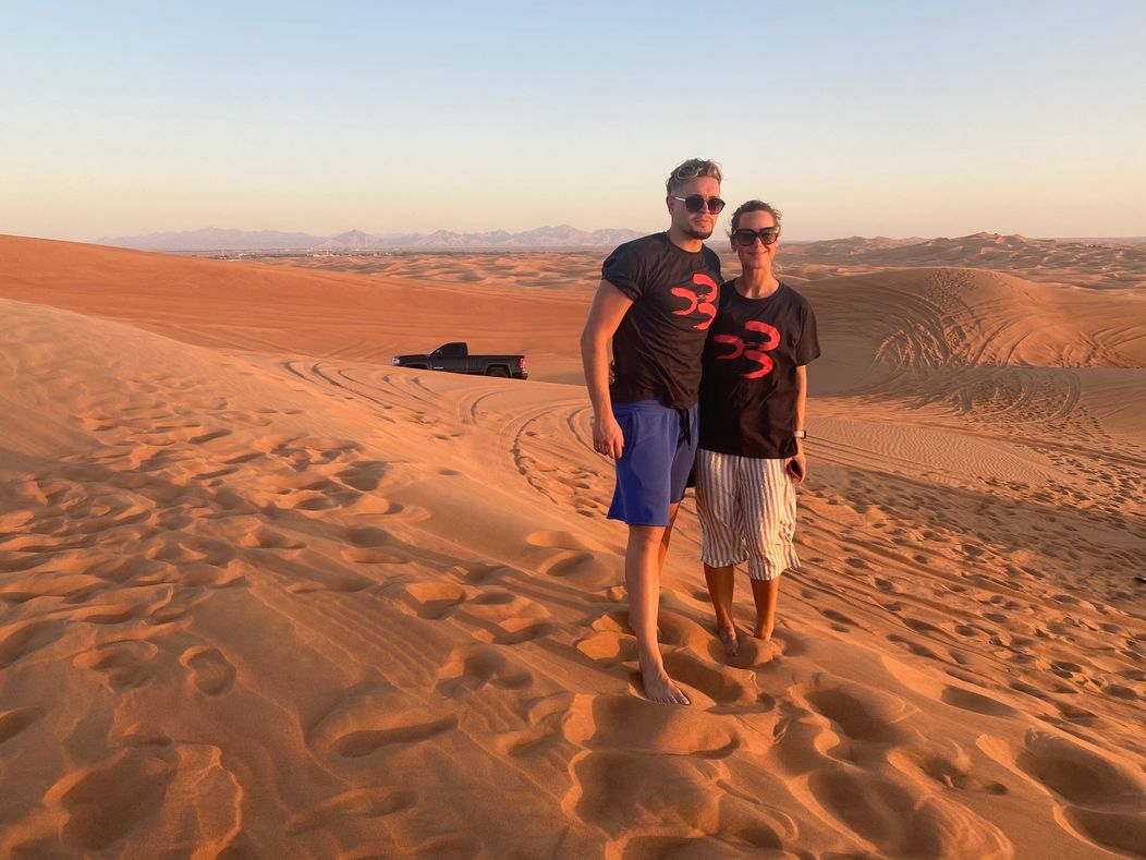 Veronika a Adam v Dubaji