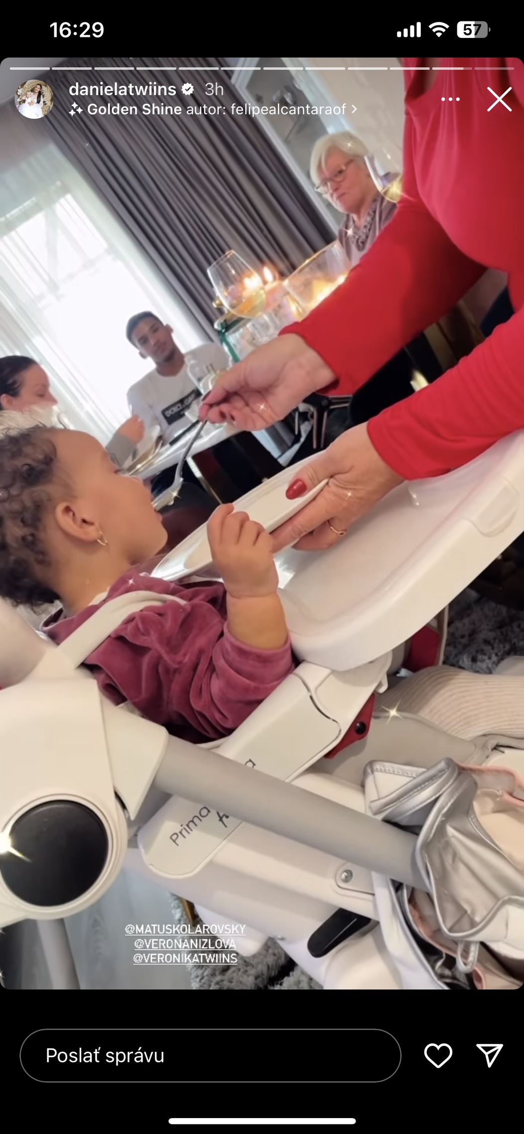 Rodinný obed u Nízlových