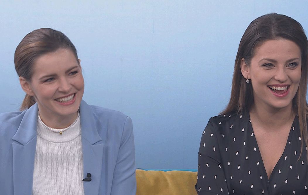 Maca Zábranská a Monika Horváthová v Teleráne