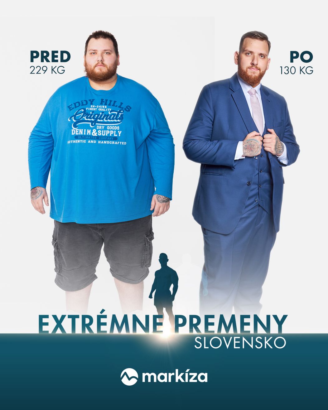 Marián Petický v šou Extrémne premeny Slovensko: Druhá šanca na život