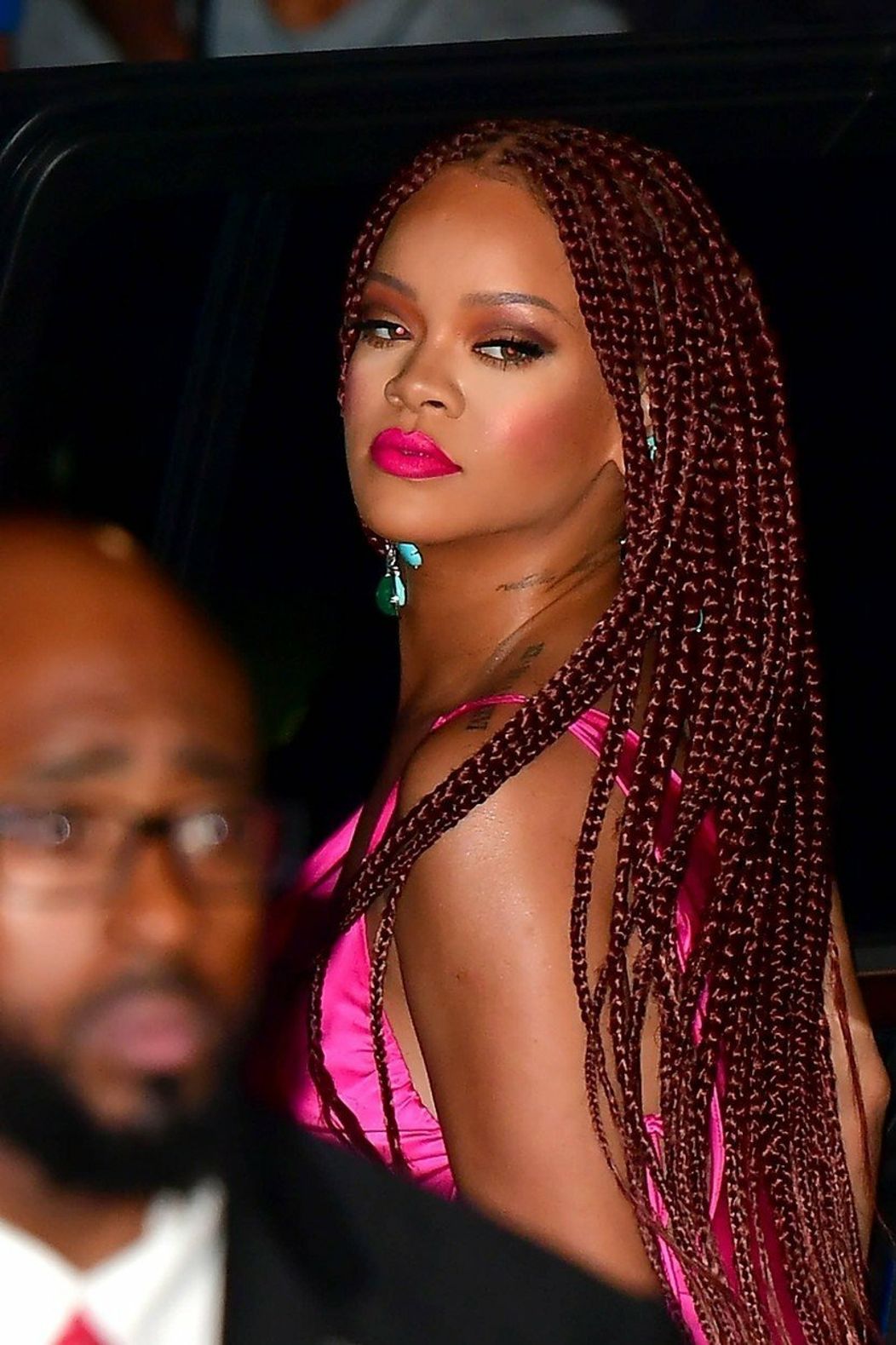 Rihanna s novým afrom. 