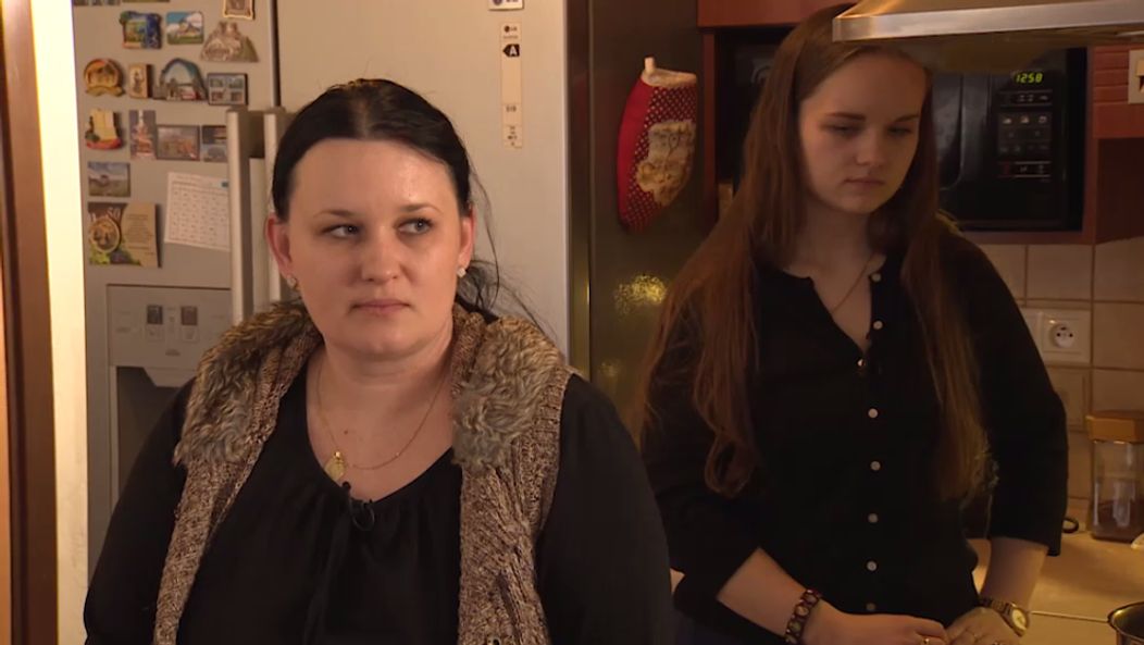 Janova manželka Zuzana a dcéra Zuzka
