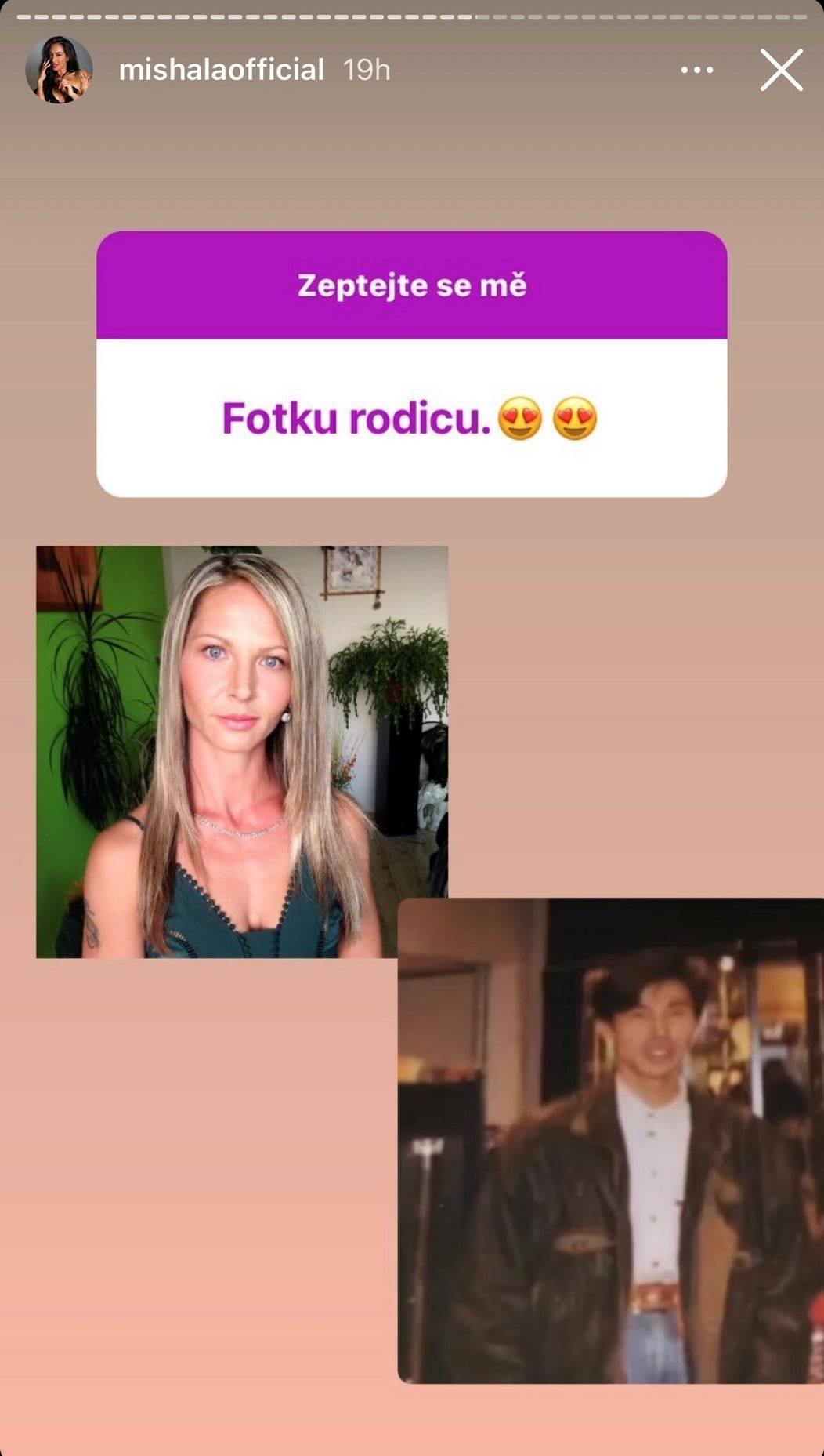 Mishalini rodičia