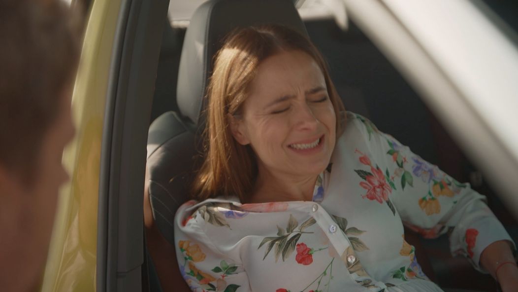 Natália Hatalová ako mladá rodička v seriáli Mama na prenájom