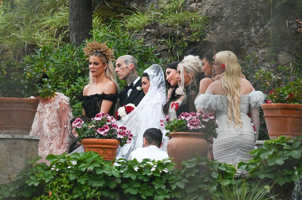 Celá rodina Kardashianovcov na svadbe v Portofine