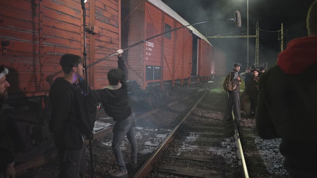 Zákulisie natáčania transportu Židov