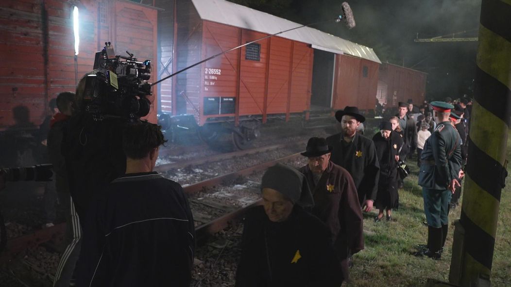 Zákulisie natáčania transportu Židov
