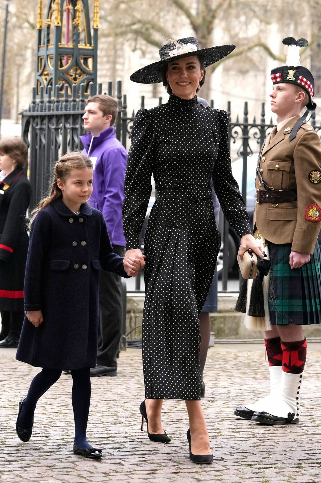 Vojvodkyňa z Cambridge, Kate, s dcérou, princeznou Charlotte
