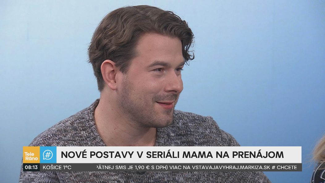 Marta Sládečková, Peter Brajerčík a Richard Autner v Teleráne