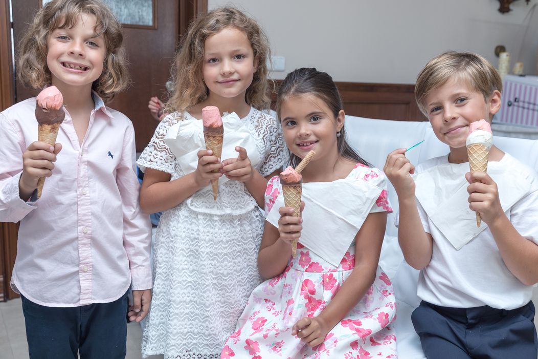 Osviežujúca pauza počas nakrúcania Oteckov