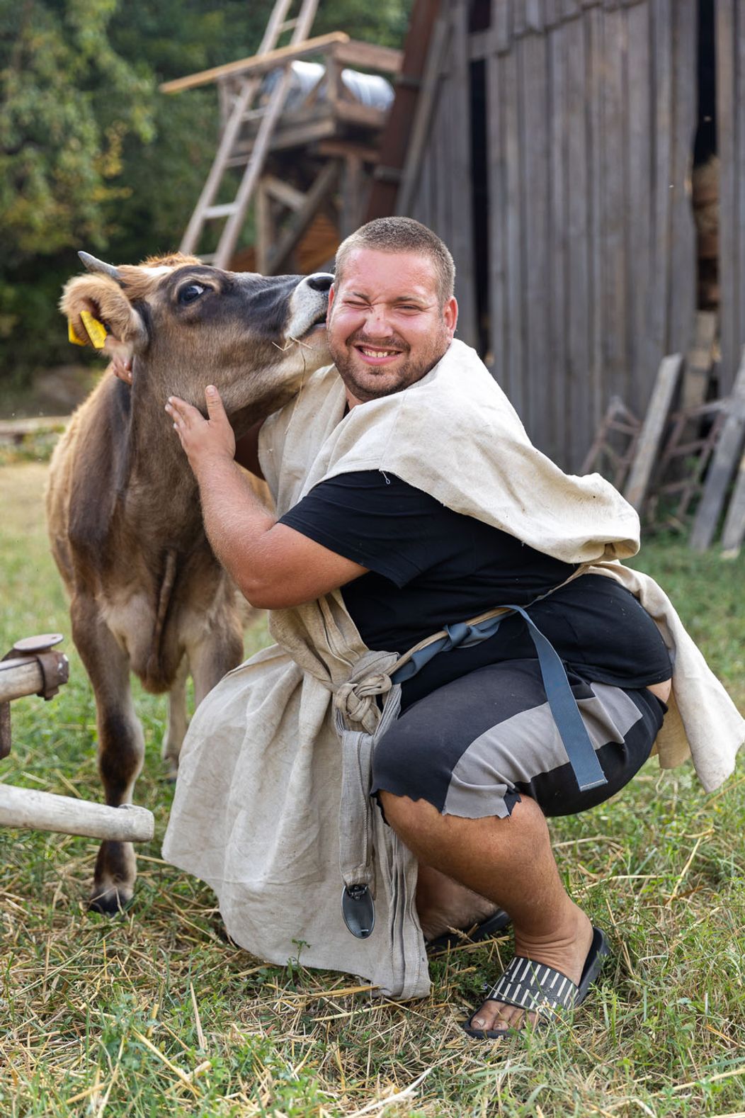 Zábery z 13. epizódy Farmy