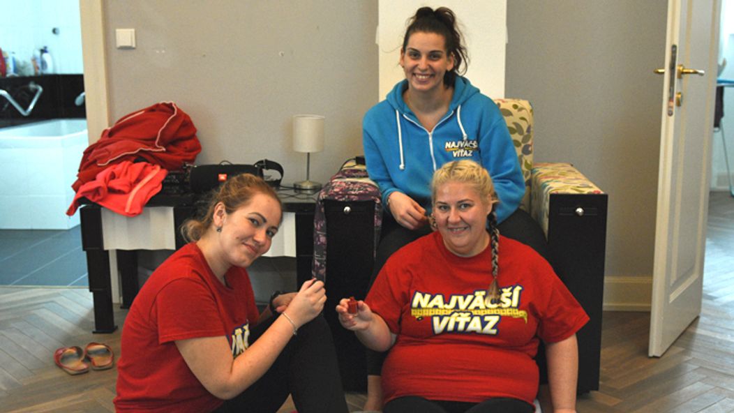 Andrea Vargová, Nikola Kuruczová a Martina Rusinová