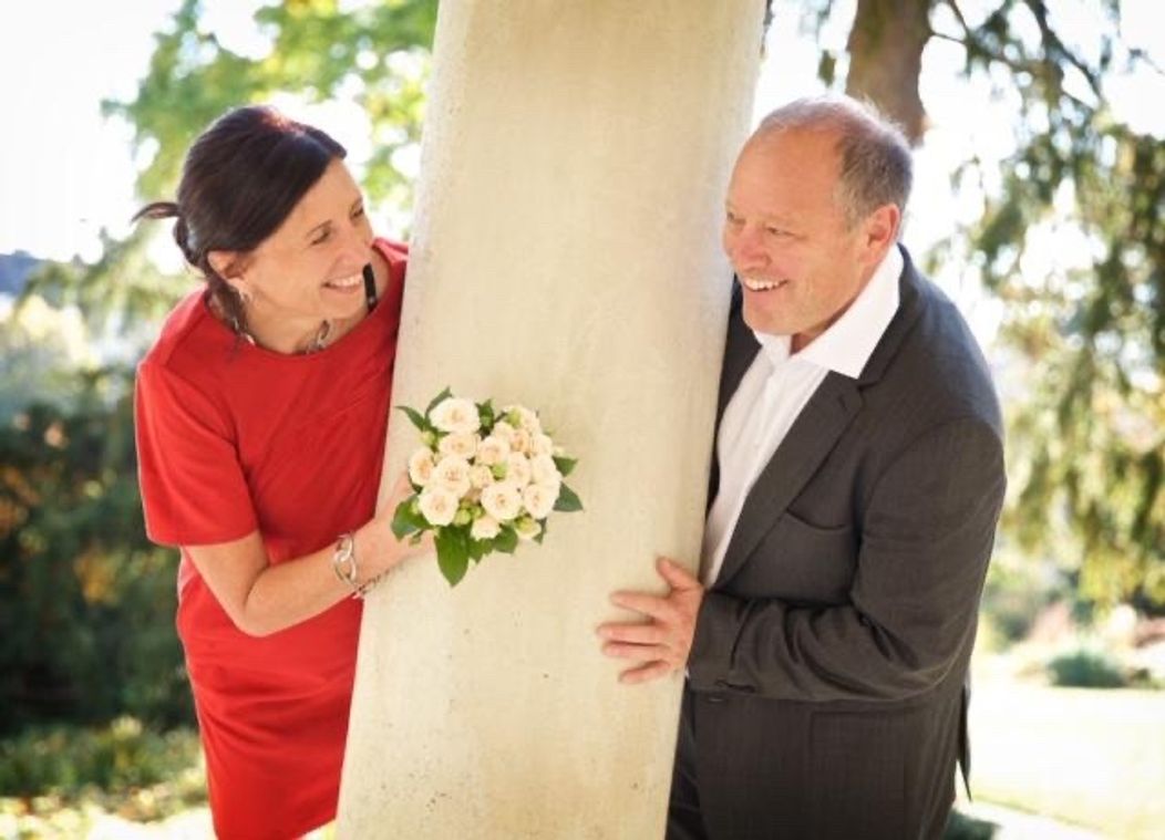 Generálny riaditeľ Televízie Markíza Matthias Settele a jeho manželka Gerda