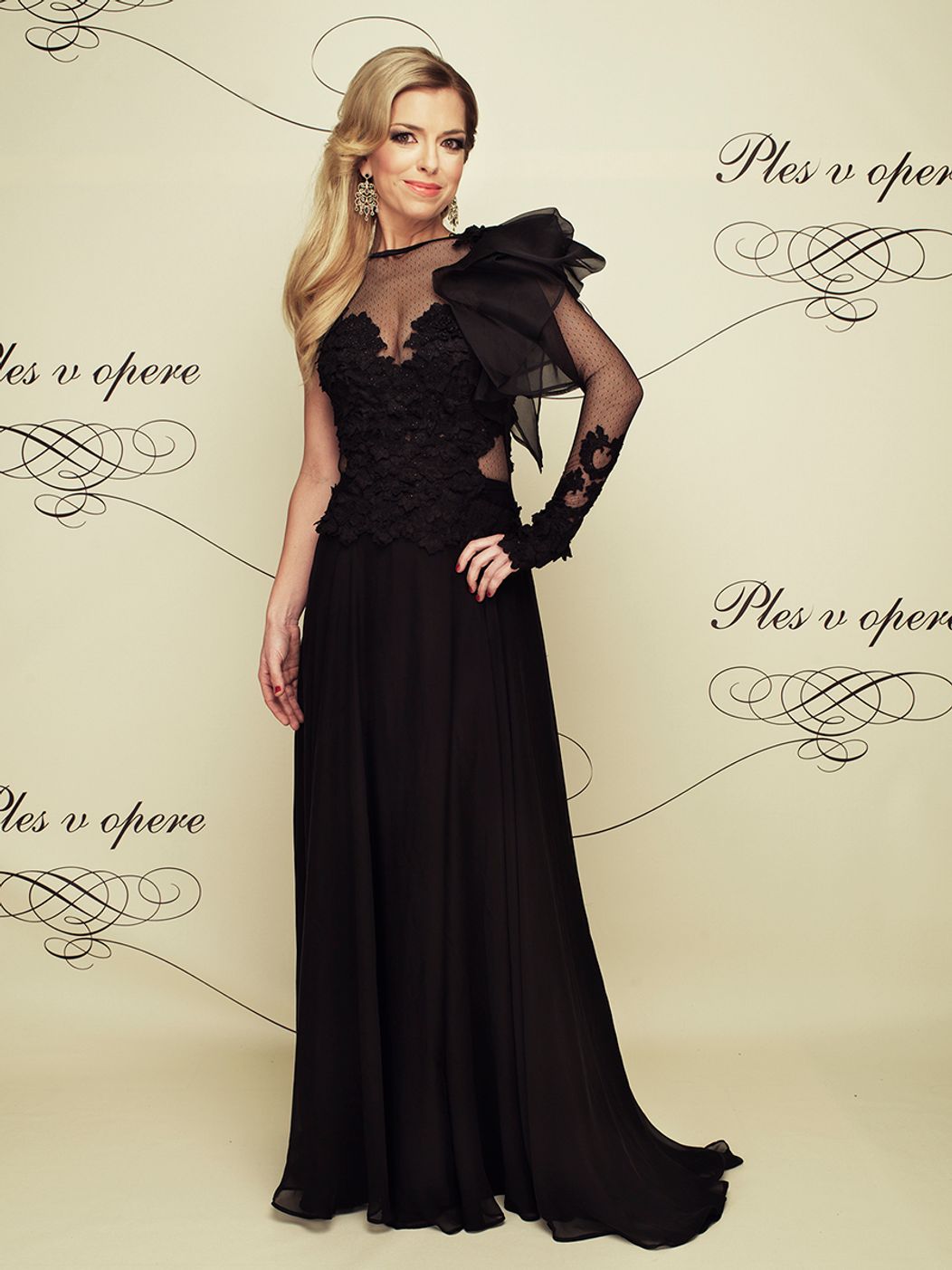 Zlatica Švajdová Puškárová na Plese v opere v roku 2015