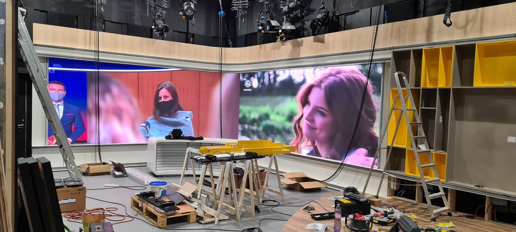 Takto prebiehala premena v štúdiu Telerána