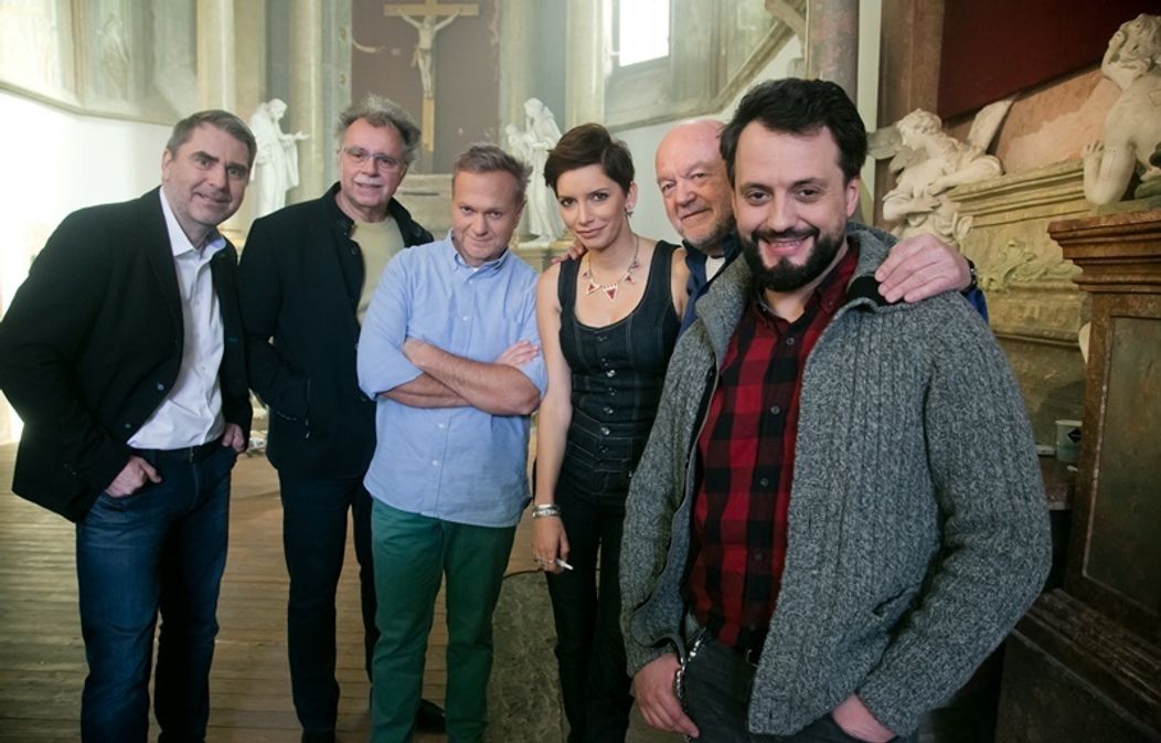 Peter Marcin, Pavol Hamel, Janko Kuric, Dorota Nvotová, Peter Lipa a Marián Čekovský
