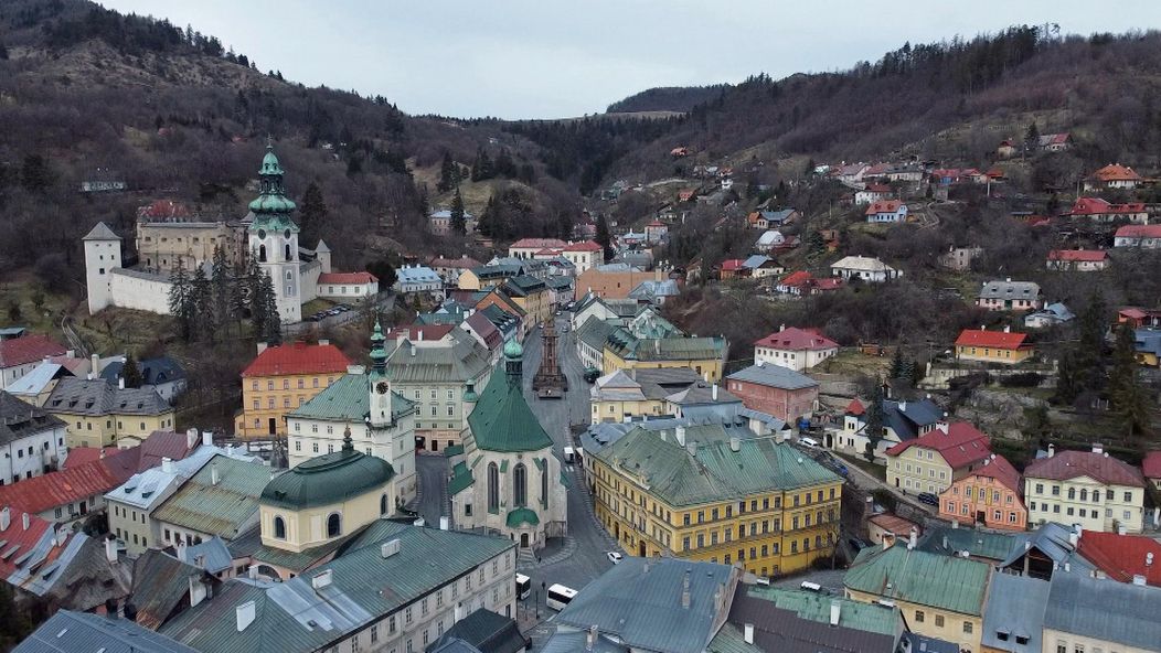 Pohľad na historické centrum z výšky