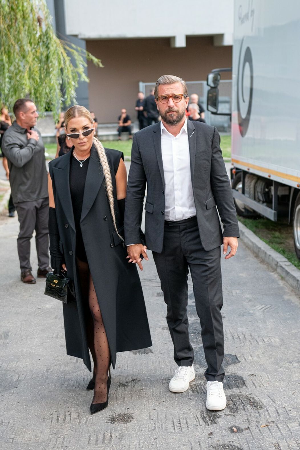 Dominika Cibulková s manželom Michalom Navarom