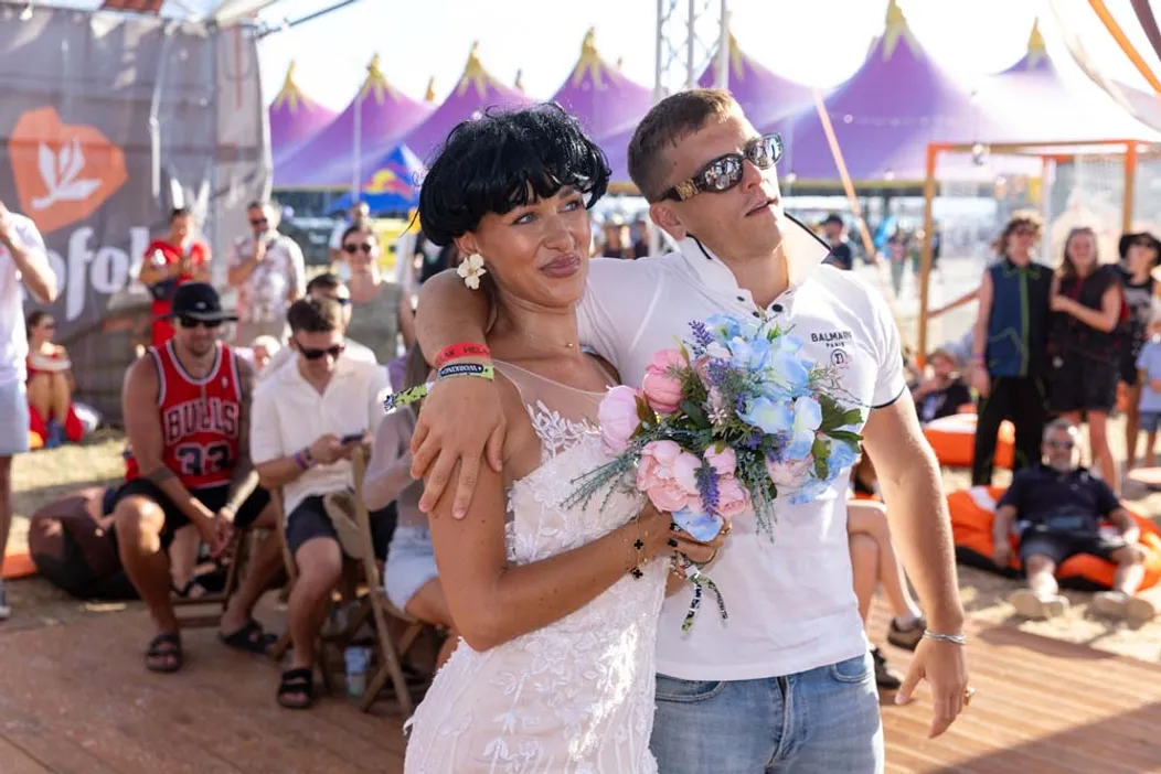 Jovinečko a Bianka pred oltárom
