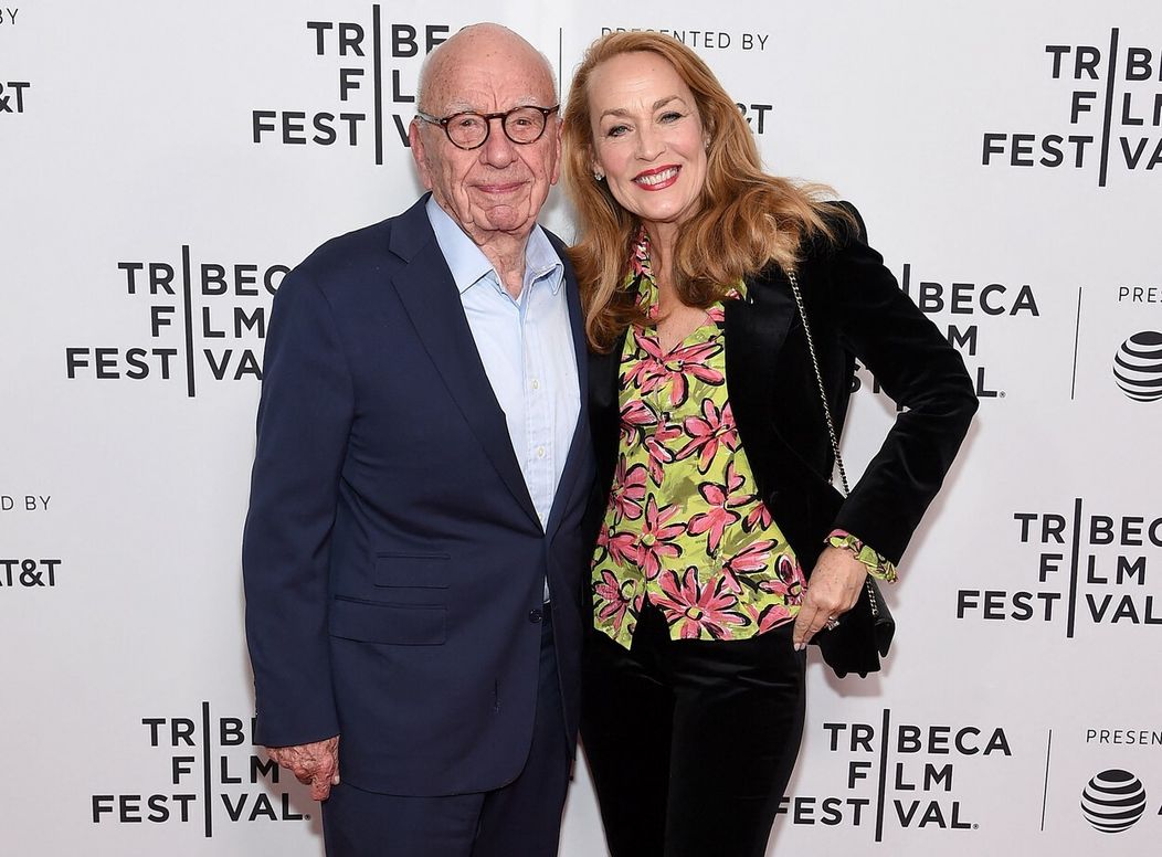 Rupert Murdoch a Jerry Hall.