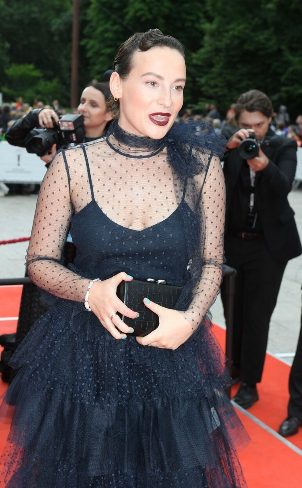 Anna Fialová na otváracom ceremoniáli 56. ročníka KVIFF.